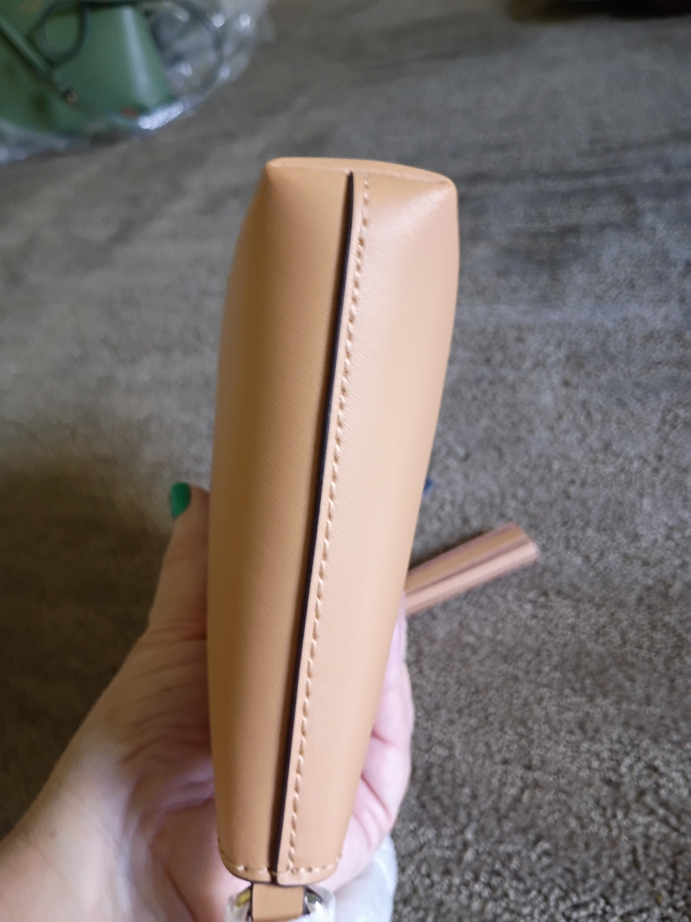 kate spade New York Tan Leather Crossbody Bag - Picture 9 of 12